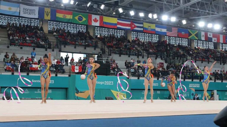 ¡Histórico boleto olímpico! México gana plata y plaza para Paris 2024 en la gimnasia rítmica de Santiago 2023