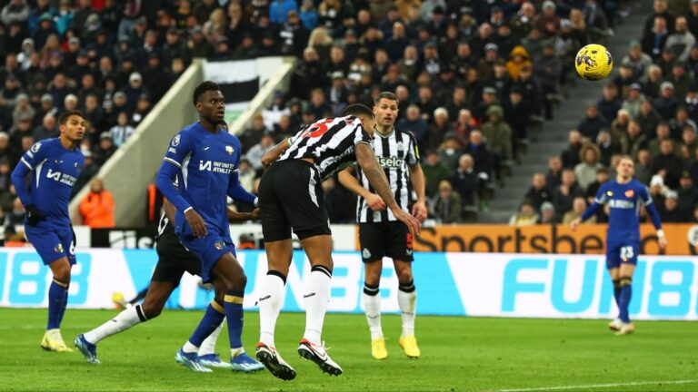 Newcastle le propina goleada a Chelsea por la fecha 15 de la Premier League