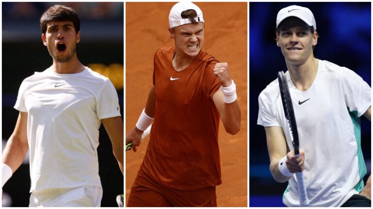 ¡Quieren la batuta! Sinner, Alcaraz y Rune, los últimos verdugos de Novak Djokovic