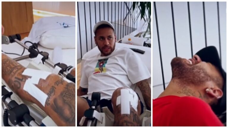 El sufrimiento que vive Neymar en la recuperación de su lesión en el ligamento cruzado