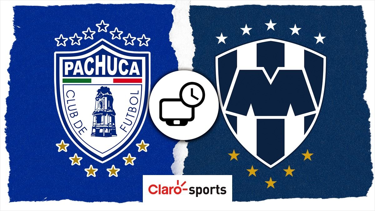 Pachuca vs Monterrey Horario y dónde ver en vivo por TV el partido de