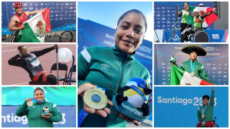 México rompe un récord Mundial, dos de América y 16 Parapanamericanos en los Juegos de Santiago 2023