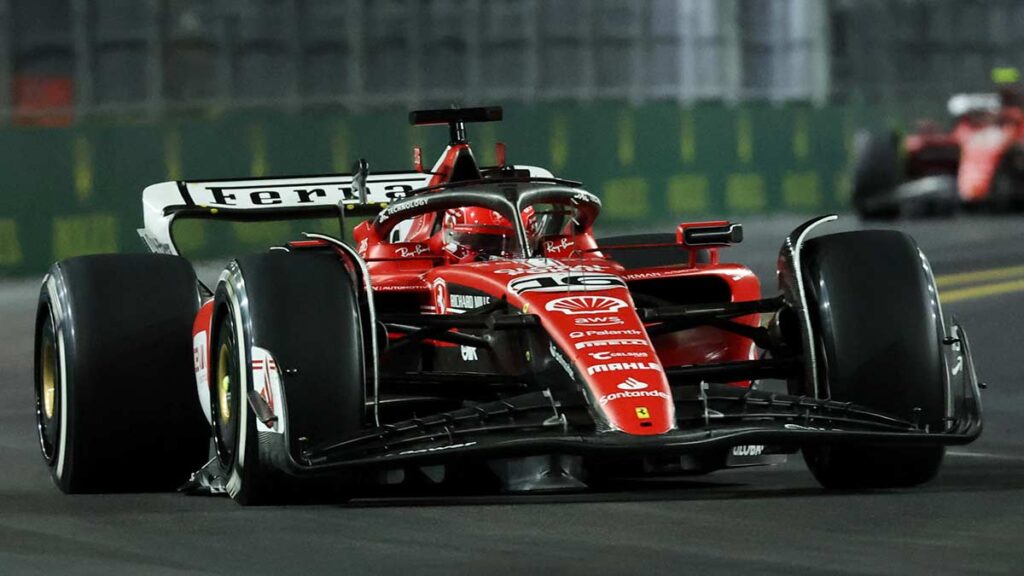 Leclerc finalizó segundo en el GP Las Vegas | Reuters