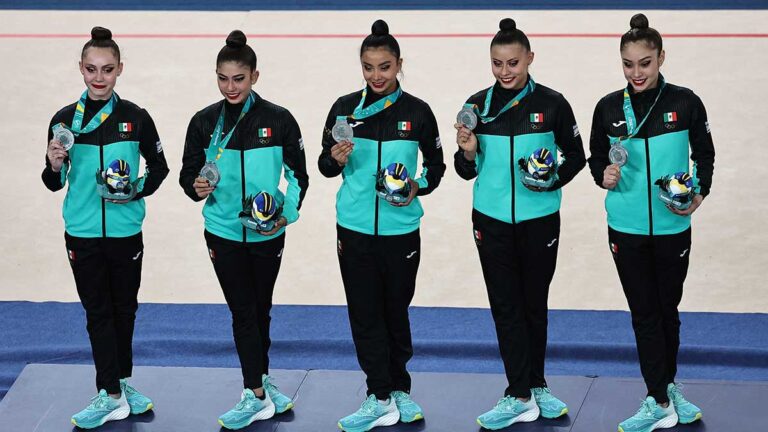 México gana su tercera plata en la gimnasia rítmica de Santiago 2023
