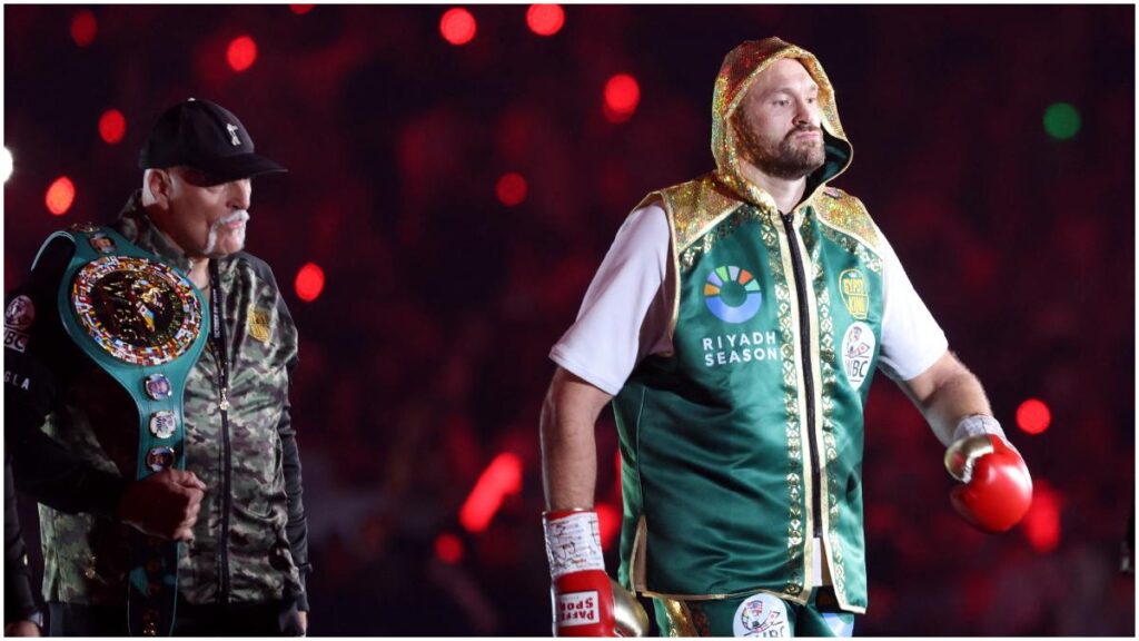 Tyson Fury en su polémica victoria con Ngannou | Reuters; Yosri