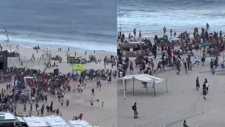 Incidentes en Río: Atacaron a los hinchas de Boca en Copacabana