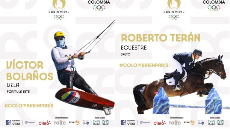 Víctor Bolaños y Roberto Terán consiguen dos cupos más para Colombia en Paris 2024