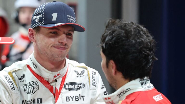 Max Verstappen asegura que los elogios a Checo Pérez lo motivaron