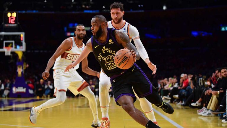 Lakers y LeBron James siguen con la mira puesta en el título tras vencer a los Suns