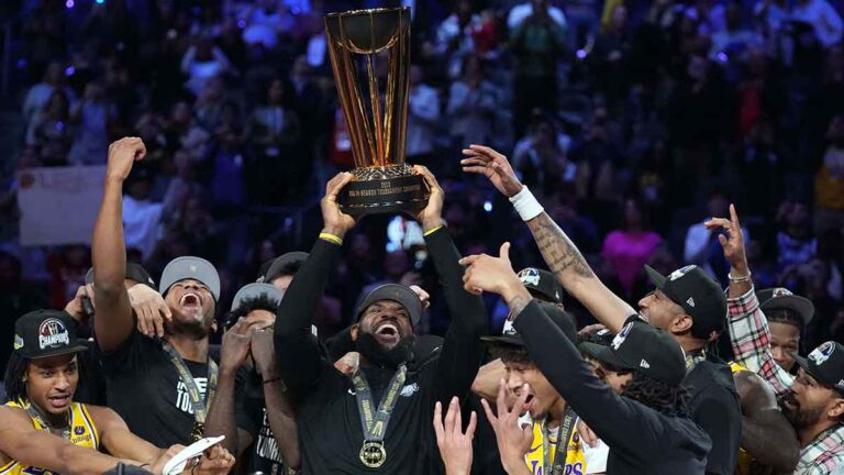 Los Lakers se coronan campeones del In Season Tournament de la NBA tras vencer a Indiana Pacers