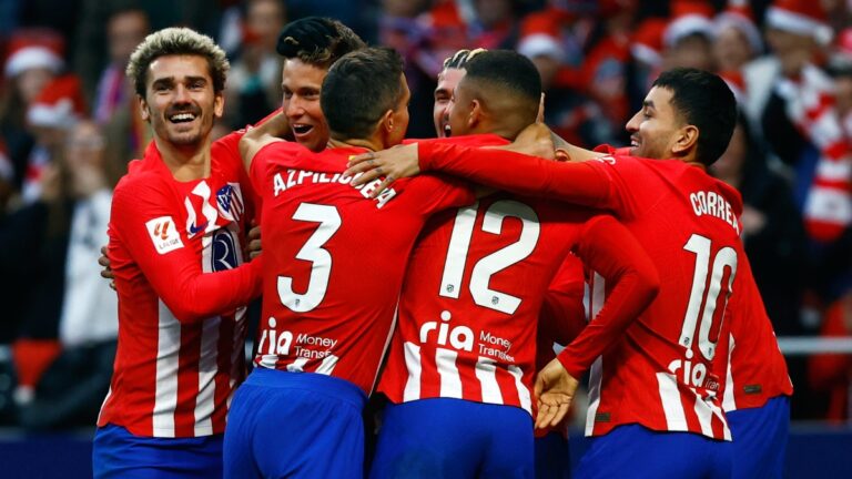 El Atlético de Madrid despide el 2023 con una sufrida victoria frente al Sevilla