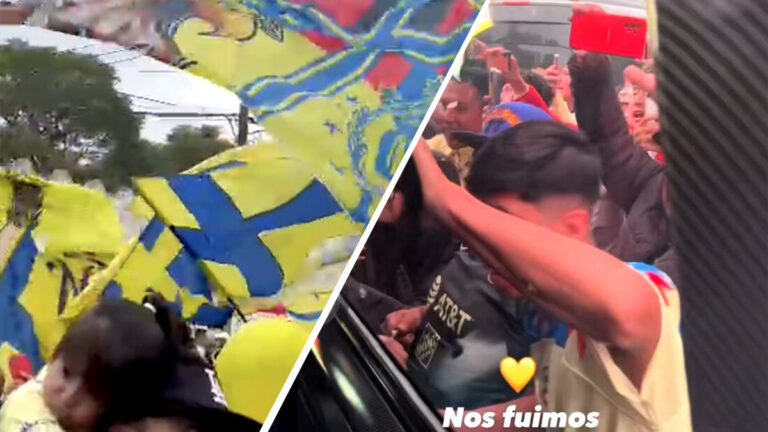¡Una fiesta! La afición azulcrema despide al América que viaja a Monterrey para enfrentar a Tigres en la final de la Liga MX