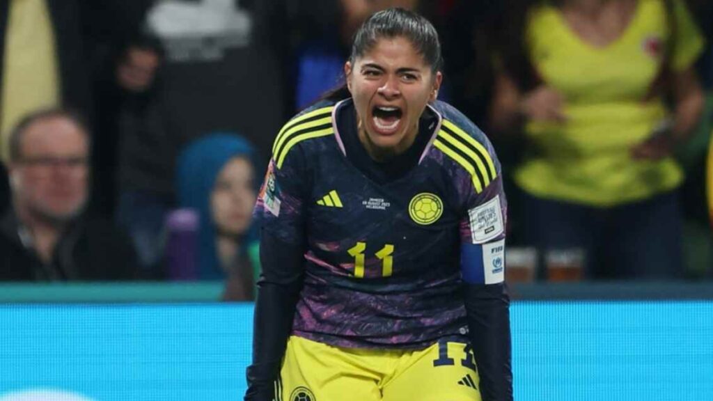 Catalina Usme con la Selección Colombia.