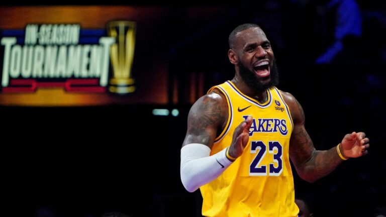 LeBron James y los Lakers le pasan por encima a Pelicans para meterse en la final del In Season Tournament