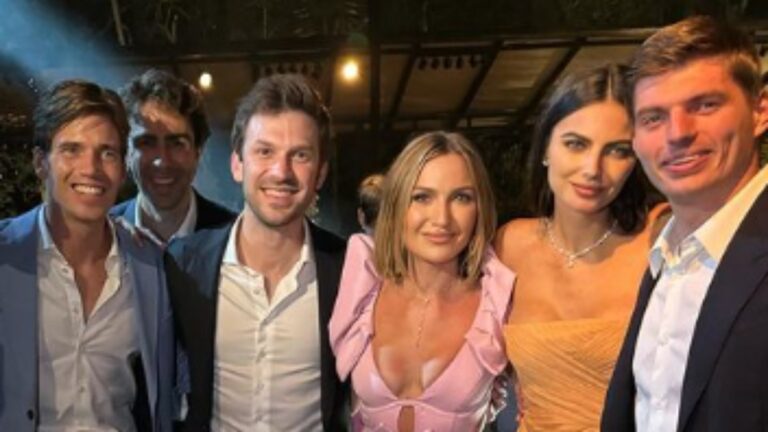 Max Verstappen y Dani Suárez brillan en la boda de Nelson Piquet Jr.