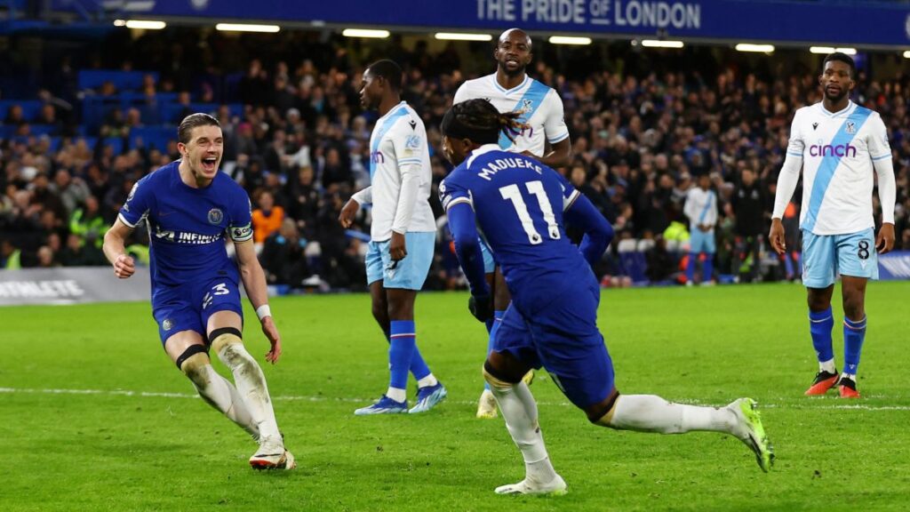 Madueke le da los tres puntos al Chelsea | Reuters/Matthew Childs