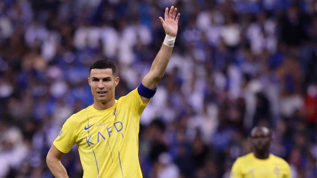 Cristiano Ronaldo marcó el cuarto gol del Al-Nasrr. Reuters