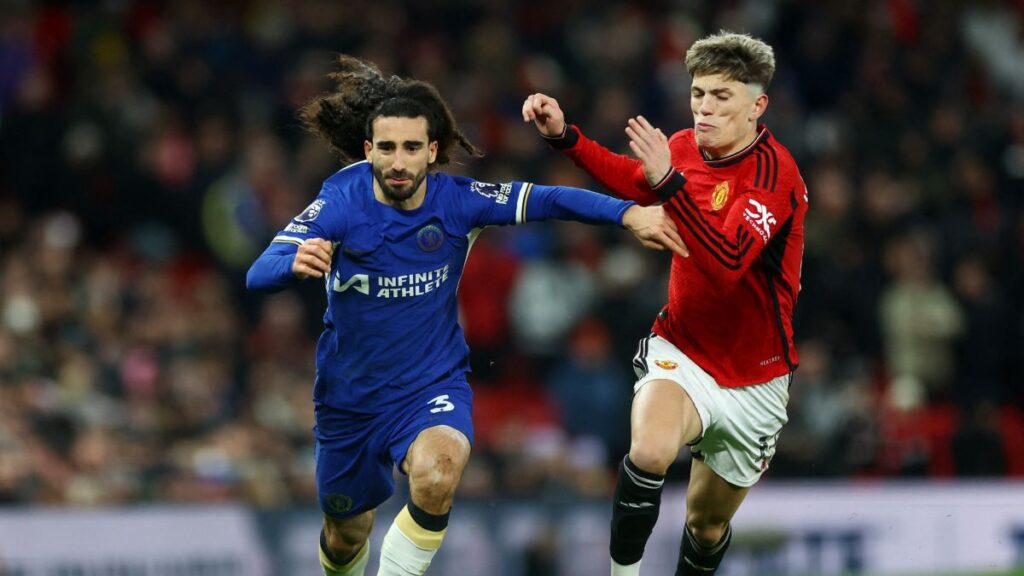 El duro encuentro del Manchester United y el Chelsea | Reuters; Recine