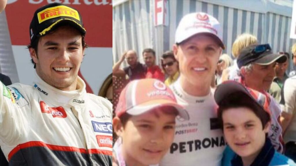 El mismo día que Checo obtuvo su segundo podio, Pato O'Ward empezó con el sueño de ser piloto de F1 tras conocer a Schumacher