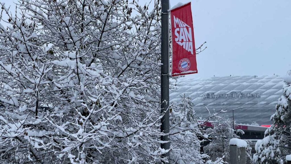 El Bayern Munich ha dado a conocer la suspensión del partido ante el Union Berlin por las nevadas.