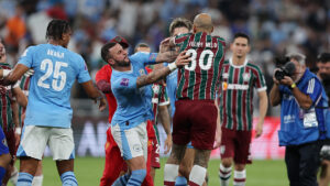 Felipe Melo, revela el motivo de la pelea con Kyle Walker: “Grealish faltó al respeto a la institución Fluminense”