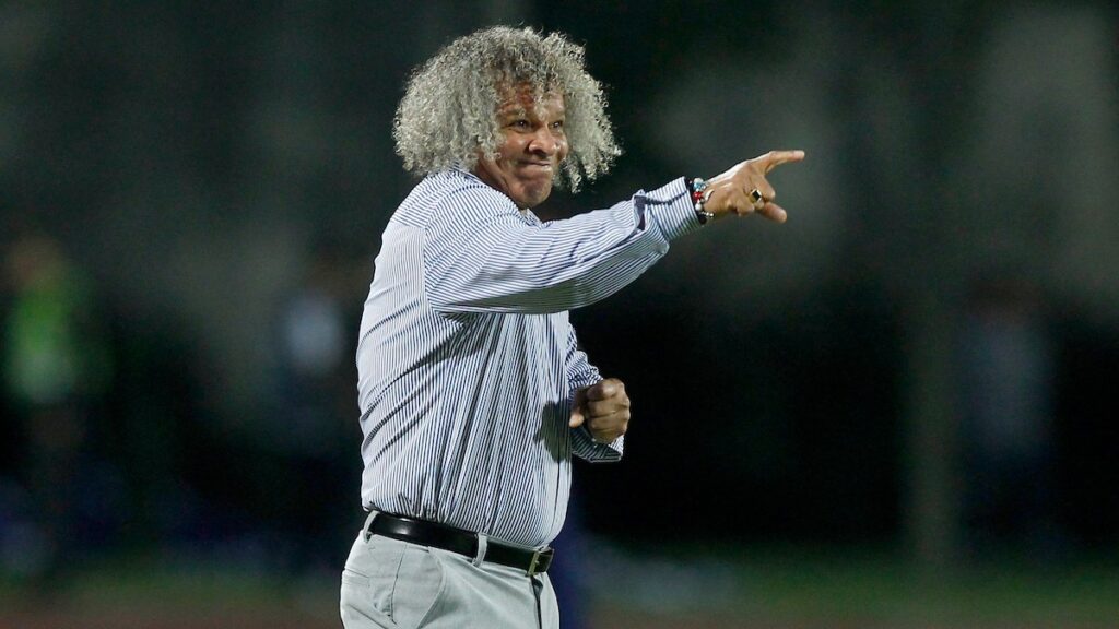 Alberto Gamero, en un partido de Millonarios. - Vizzor Image.