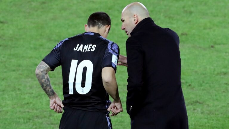 James Rodríguez vuelve a hablar de Zinedine Zidane: “Me hubiese encantado jugar con él y con Messi”