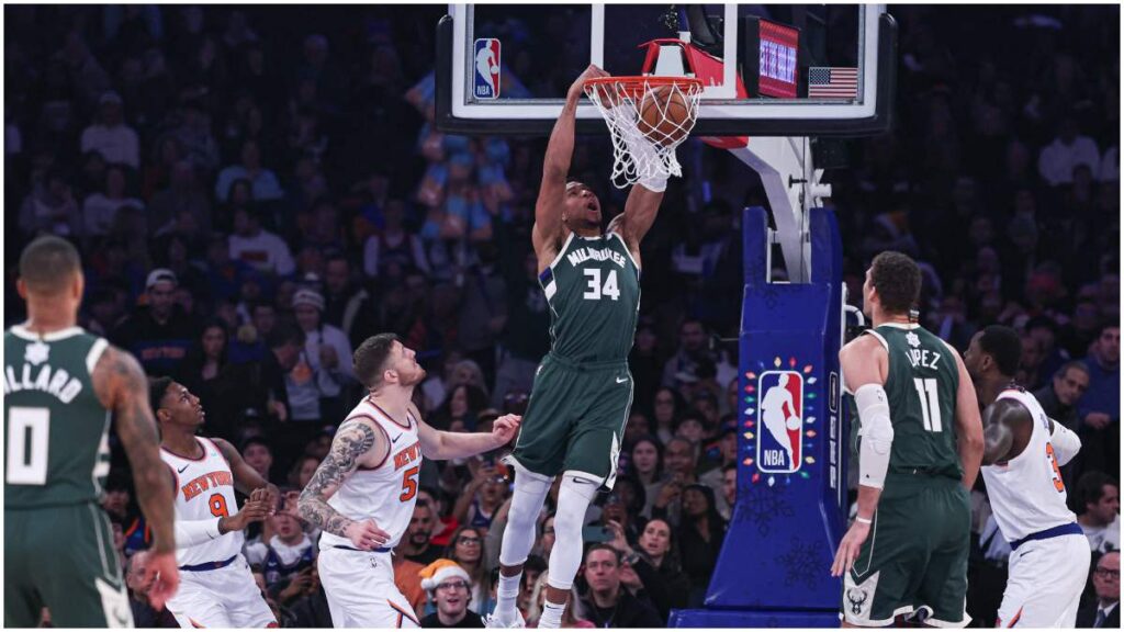 Knicks asalta la Navidad de los Bucks | Reuters; Carchietta-USA TODAY Sports