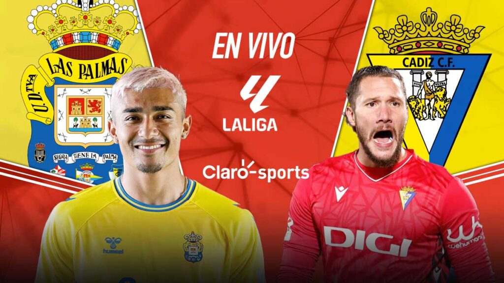 Las Palmas vs Cádiz, en vivo online. Claro Sports