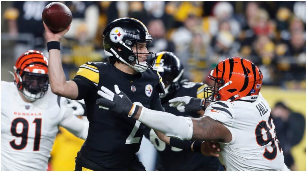 Mason Rudolp, nuevo titular de los Steelers | Reuters; LeClaire-USA TODAY Sports