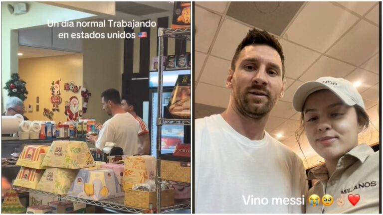 Messi causa sensación en un centro comercial de Miami y tiene un lindo gesto con los trabajadores