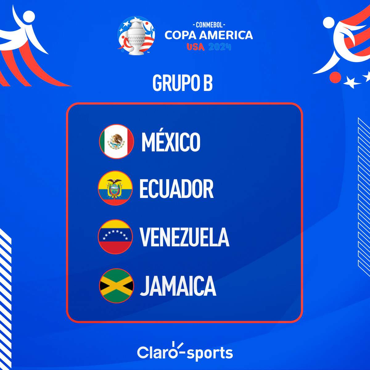 Así queda el grupo de México para la Copa América 2024 resultados y