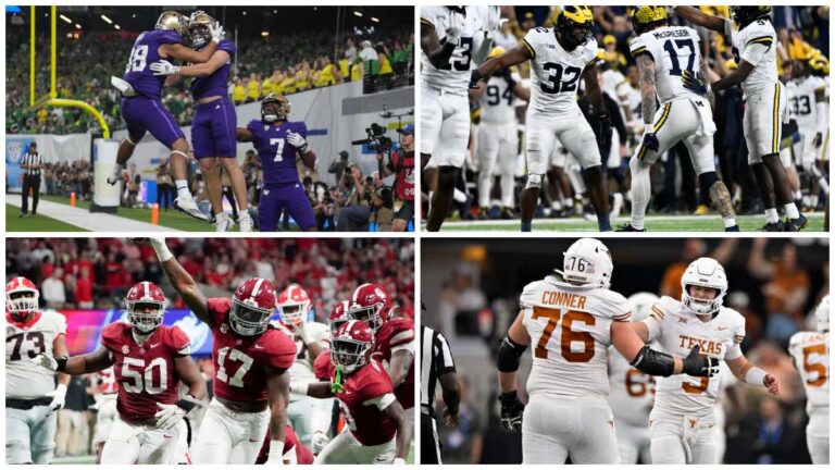 College Football Playoff 2023: Alabama y Texas dentro, Florida State y Georgia quedan fuera