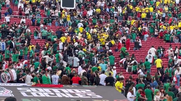 Hinchas colombianos protagonizaron pelea en el partido amistoso en Los Ángeles