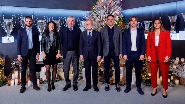 Real Madrid desea felices fiestas con Kenti Robles, Luka Modric y Carlo Ancelotti como protagonistas