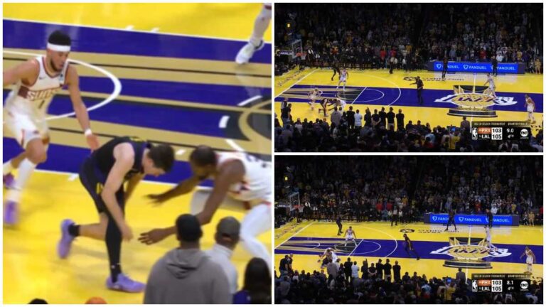¿Robo a los Suns? Los fans explotan por el tiempo fuera que le regalaron a LeBron para meter a los Lakers a la semifinal de la Copa NBA