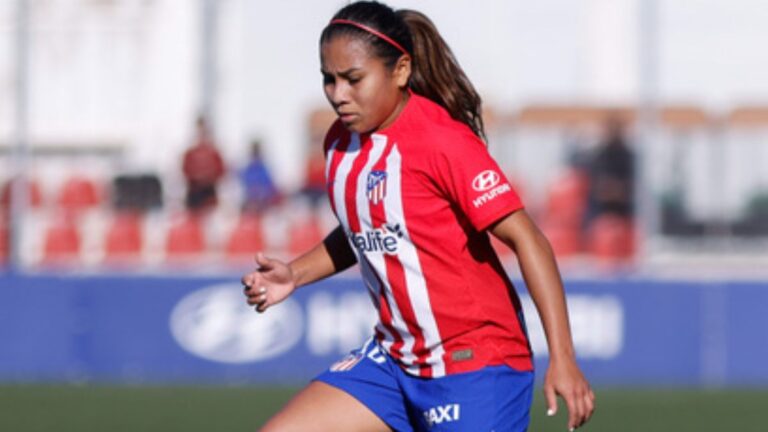 Leicy Santos brilla con el Atlético de Madrid y marca un nuevo gol en la Liga Femenina