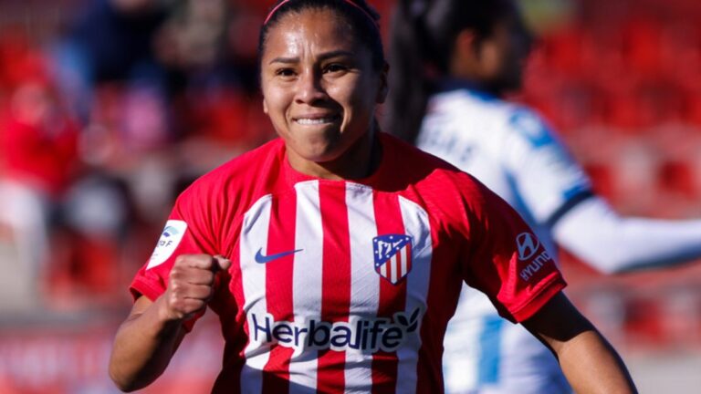 Leicy Santos brilla con el Atlético de Madrid y marca un nuevo gol en la Liga Femenina