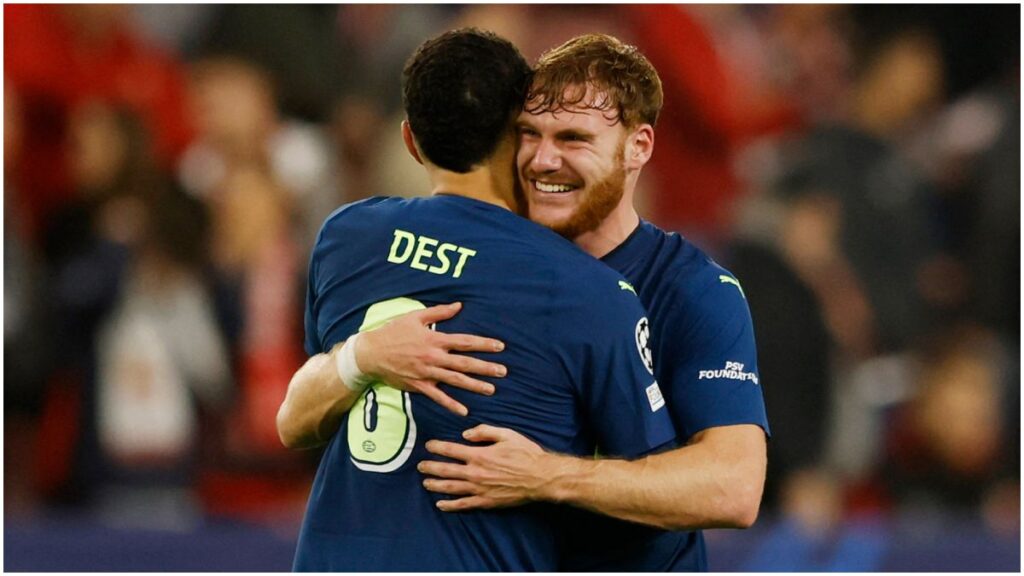 Sergiño Dest mete un golazo con el PSV | Reuters; Pozo