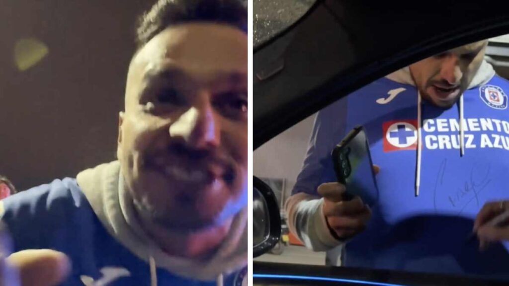 ¡Se vuelve viral! Fanático de Santi Giménez y su peculiar reacción al conocerlo