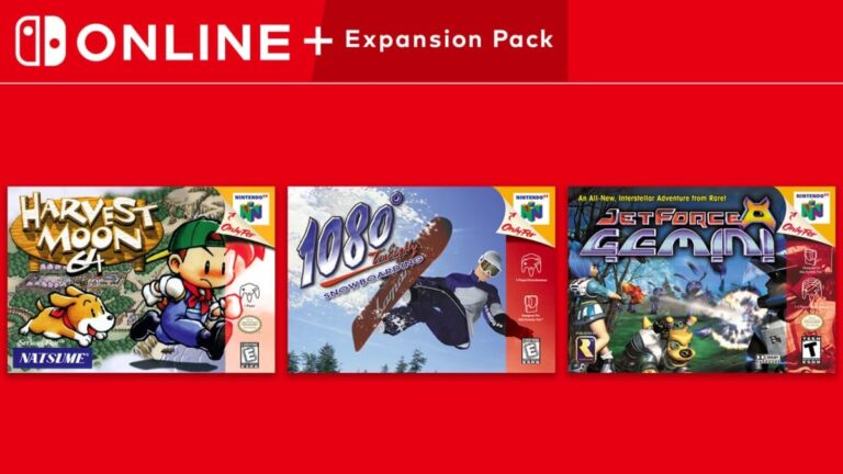Jet Force Gemini, Harvest Moon 64 y 1080° Snowboarding llegan a Nintendo Switch Online