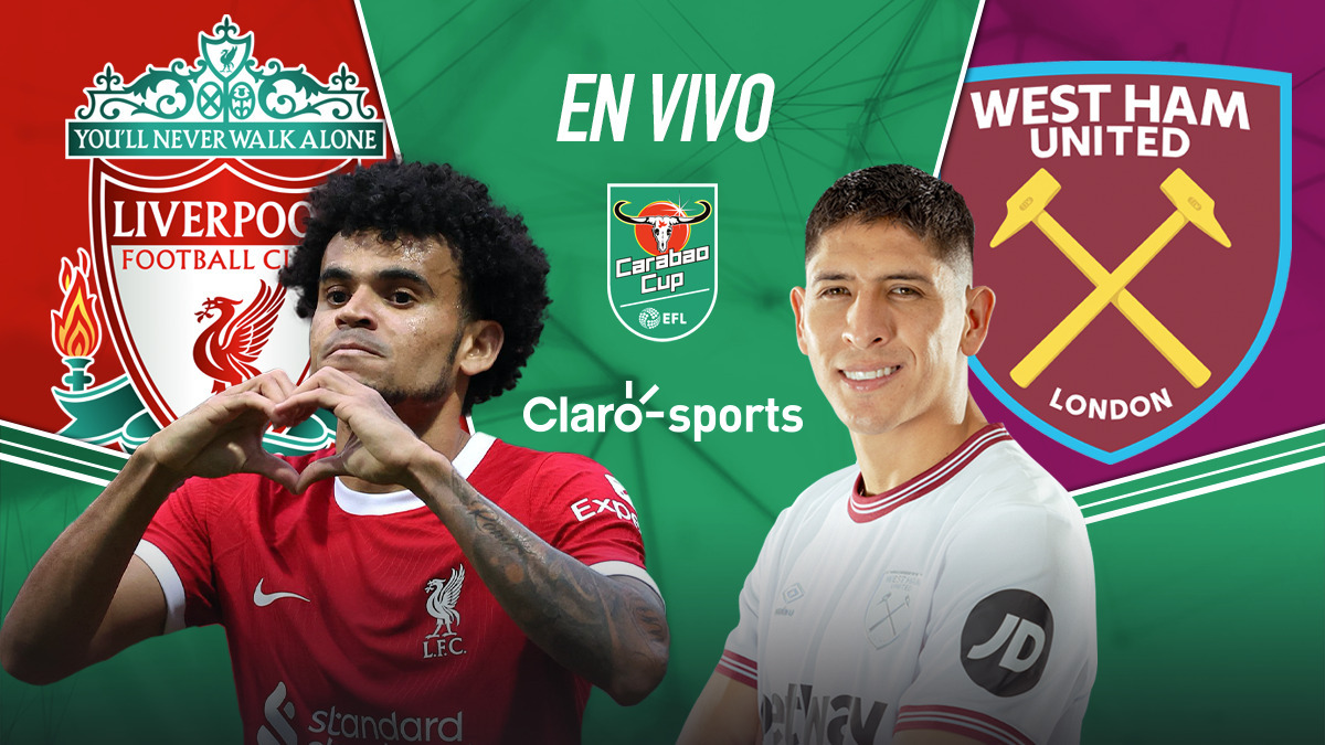 Ver EN VIVO online Liverpool vs West Ham partido Carabao Cup