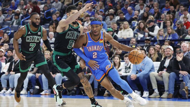 Gilgeous-Alexander y el Thunder dominan a los Celtics y mantienen su racha ganadora