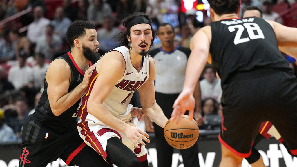 Jaime Jaquez Jr sumó 14 puntos en la victoria de Miami Heat sobre Houston Rockets