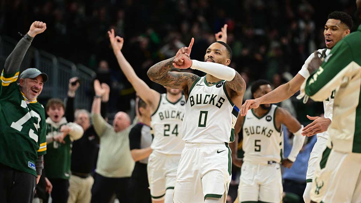 Damian Lillard Logra El Triple Sobre La Bocina Y Le Da El Triunfo A Los Bucks Ante Kings En 5178