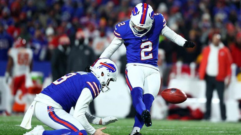 Fanáticos de los Bills donan miles de dólares en apoyo a Tyler Bass luego de su gol de campo fallado ante los Chiefs