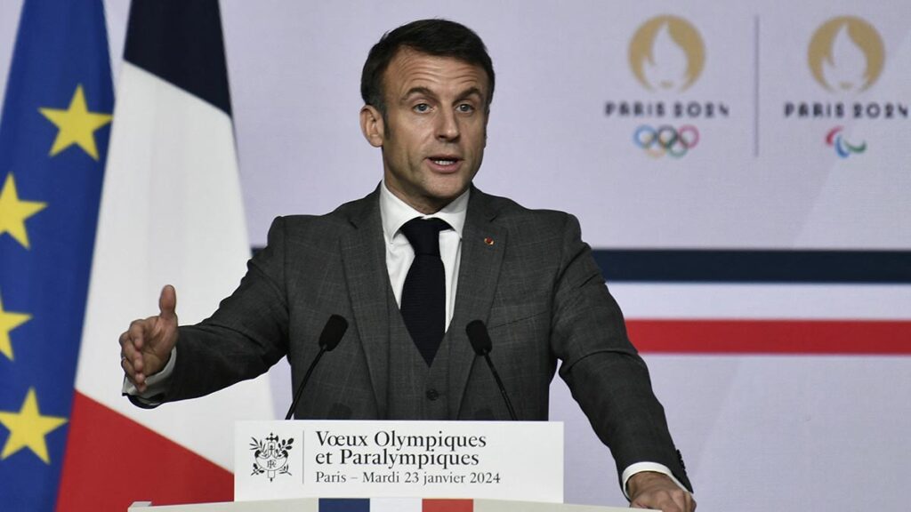 Emmanuel Macron, respecto a Paris 2024: “Nuestra organización tiene que ser irreprochable” - ClaroSports