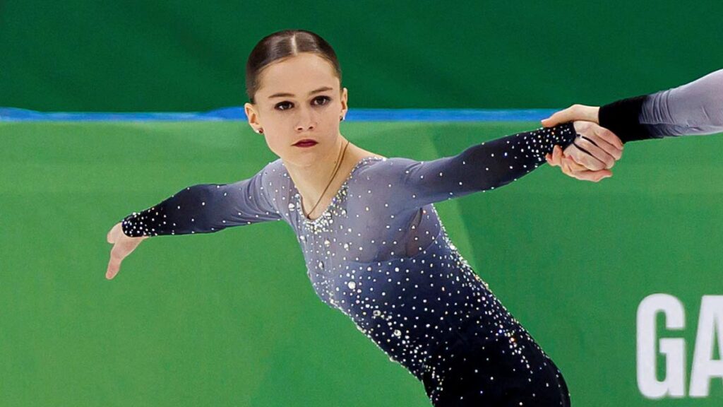 Una muy divertida y risueña Cayla Smith disfruta de su participación en el patinaje artístico de Gangwon 2024