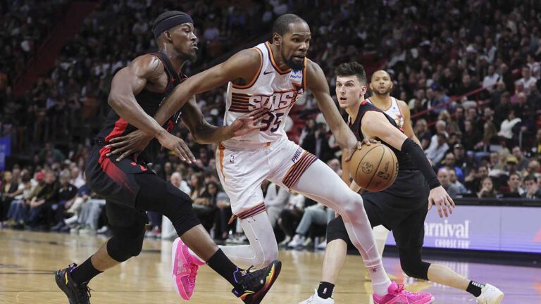 Los Suns le propinan su séptima derrota consecutiva al Heat de Jaime Jaquez