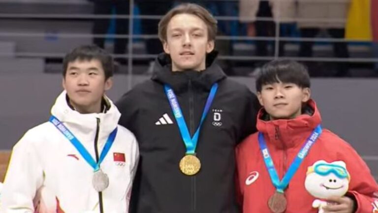 Finn Sonnekalb repite oro en Gangwon 2024; el alemán se corona en los 1500m del patinaje de velocidad